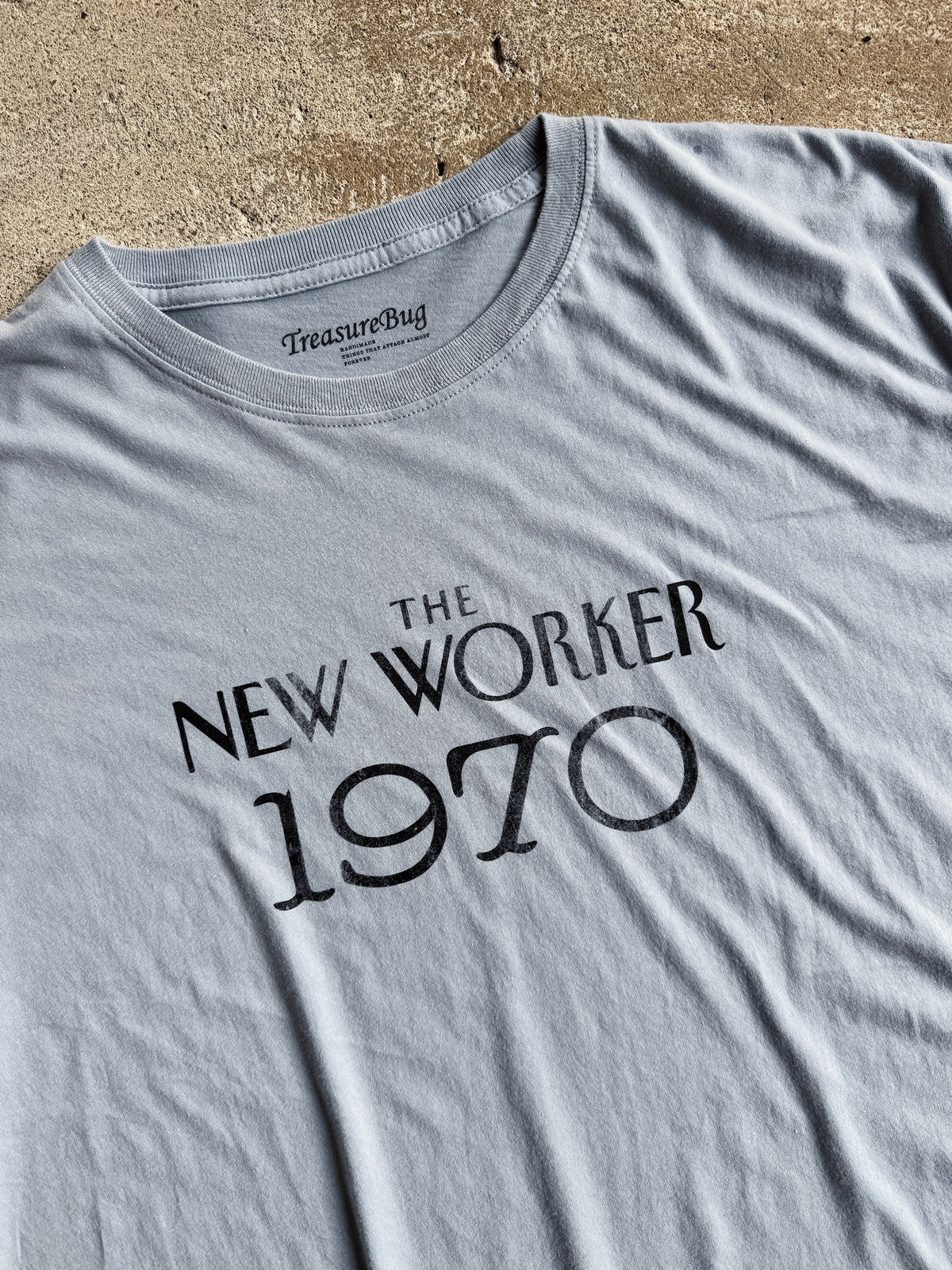 New worker1970 vintage style tee
