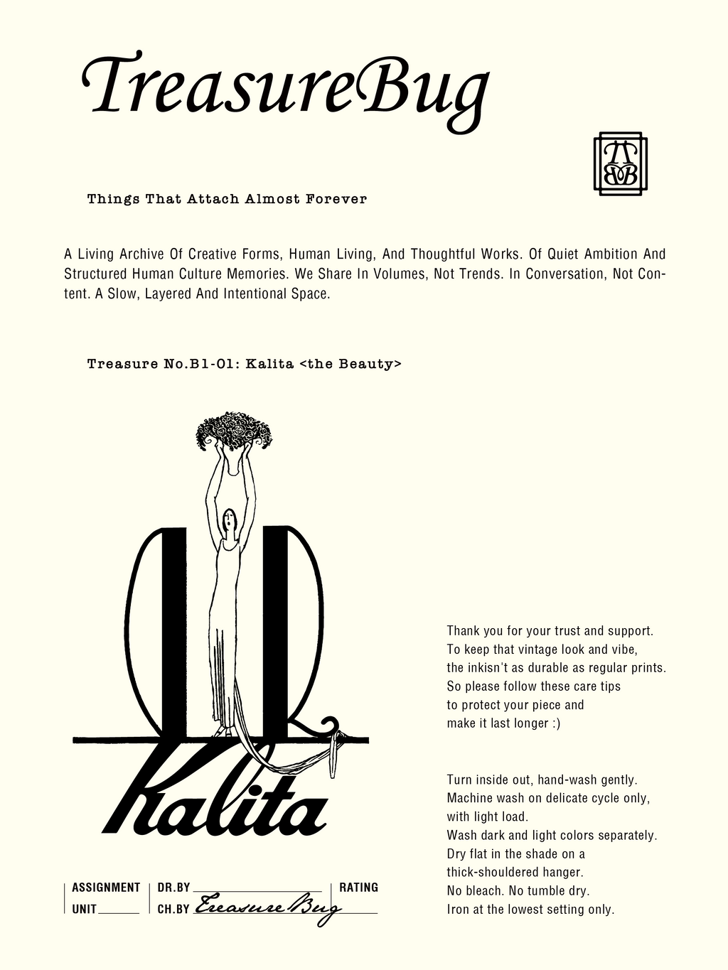 Kalita the beauty vintage style tee