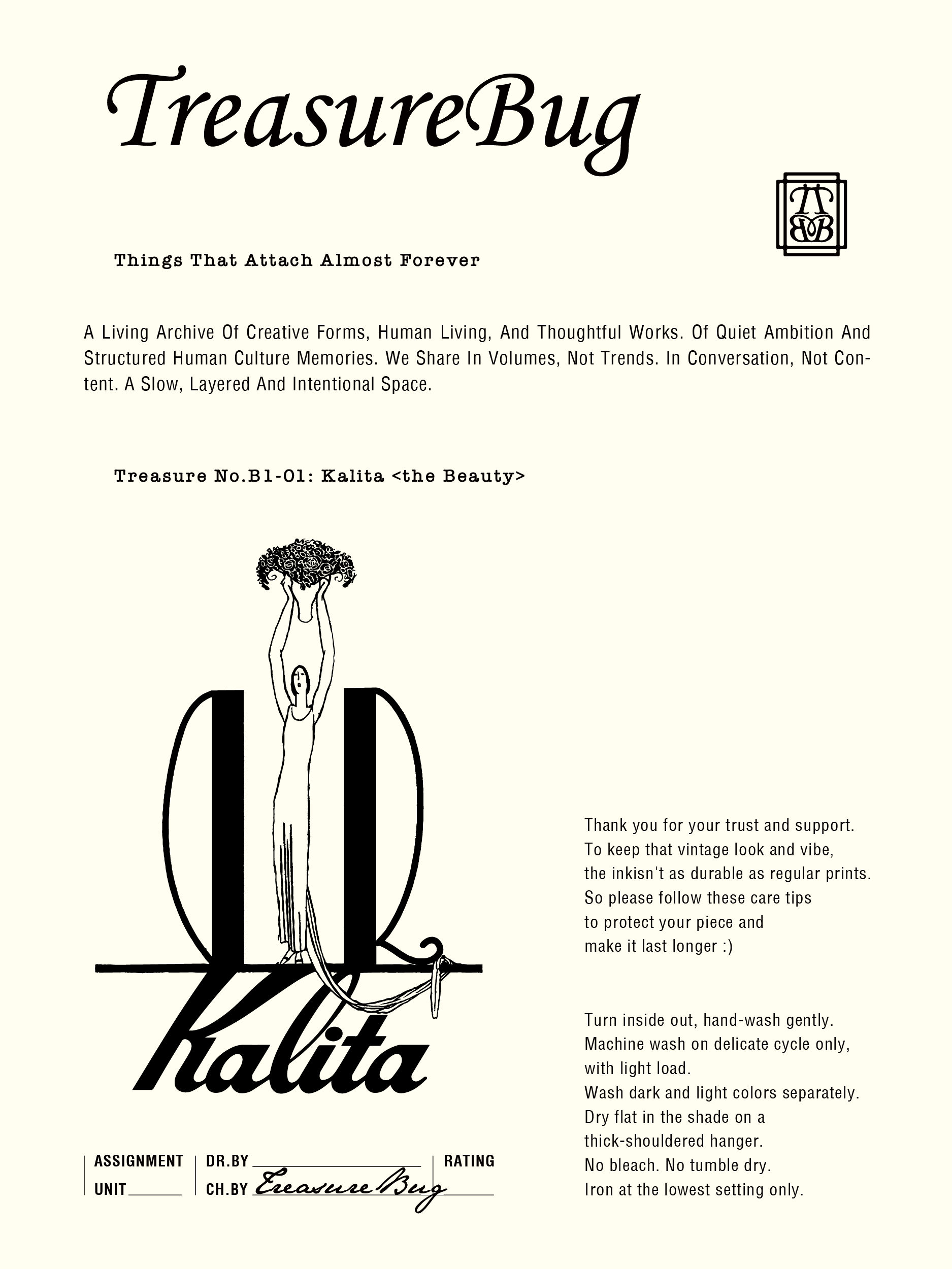 Kalita the beauty vintage style tee