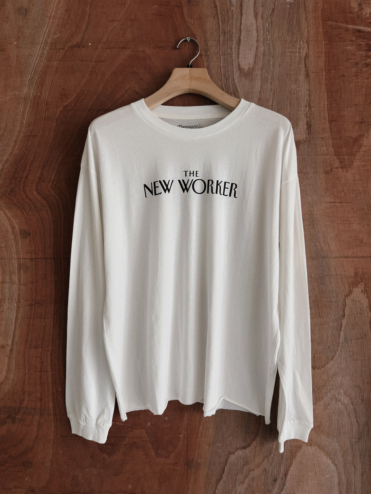 vintage style screen printing long sleeve t shirt