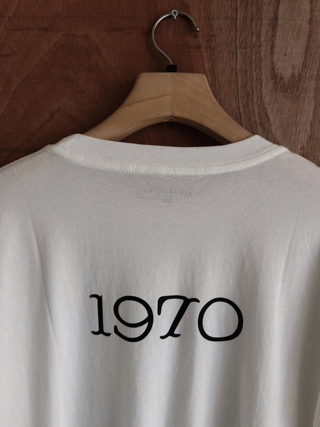 vintage style screen printing long sleeve t shirt