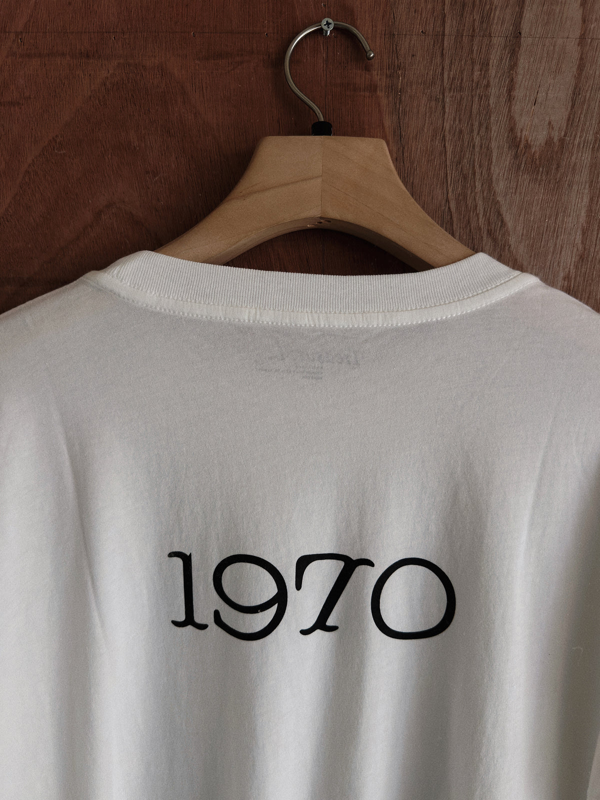 vintage style screen printing long sleeve t shirt
