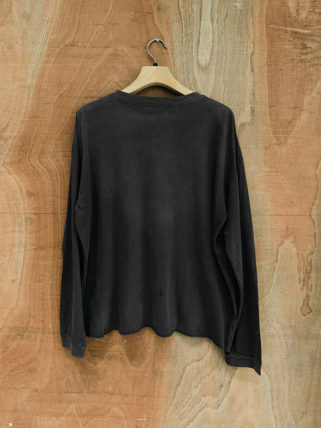 vintagel style screen printing long sleeve t shirt