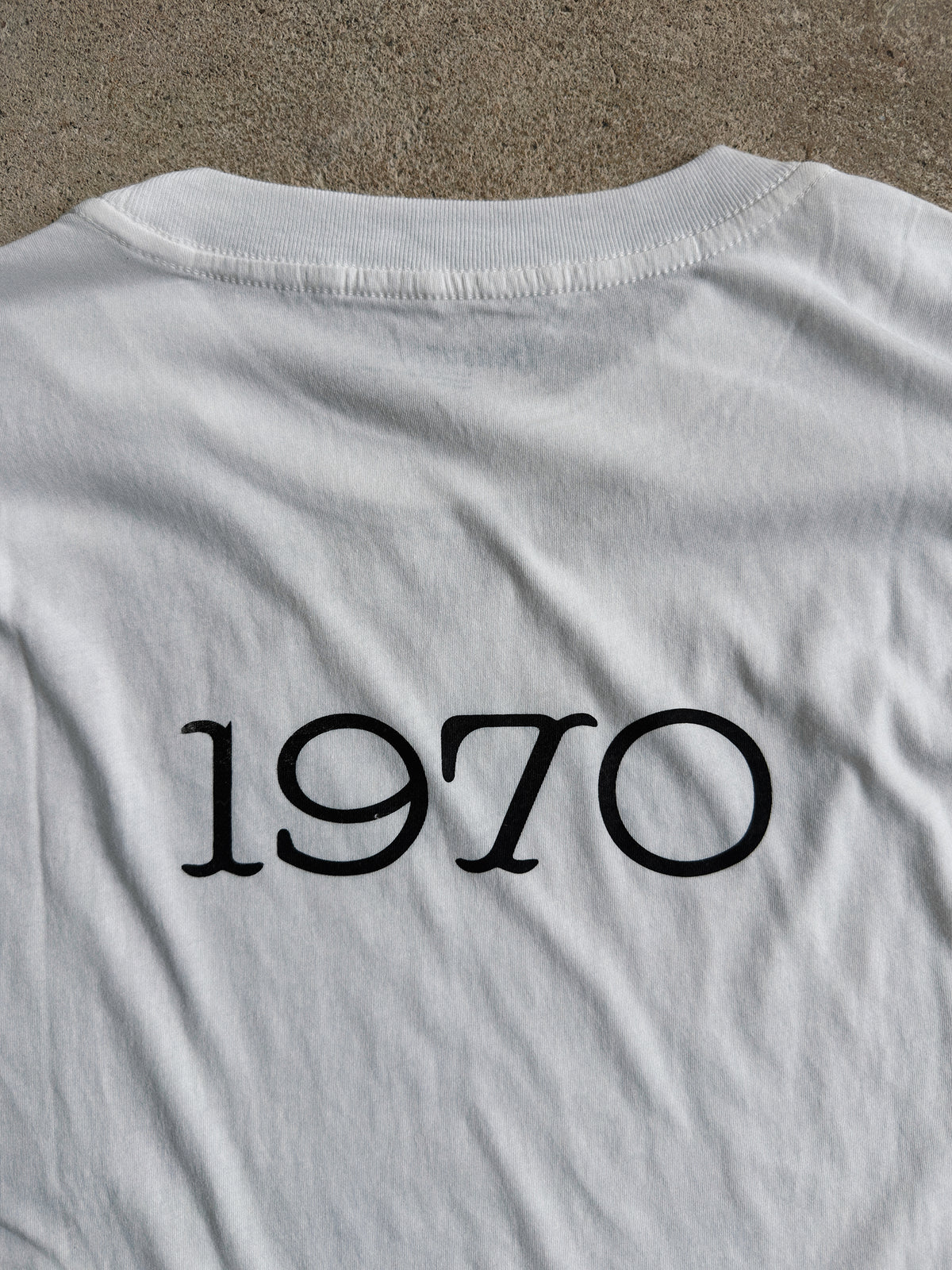 vintage style screen printing long sleeve t shirt