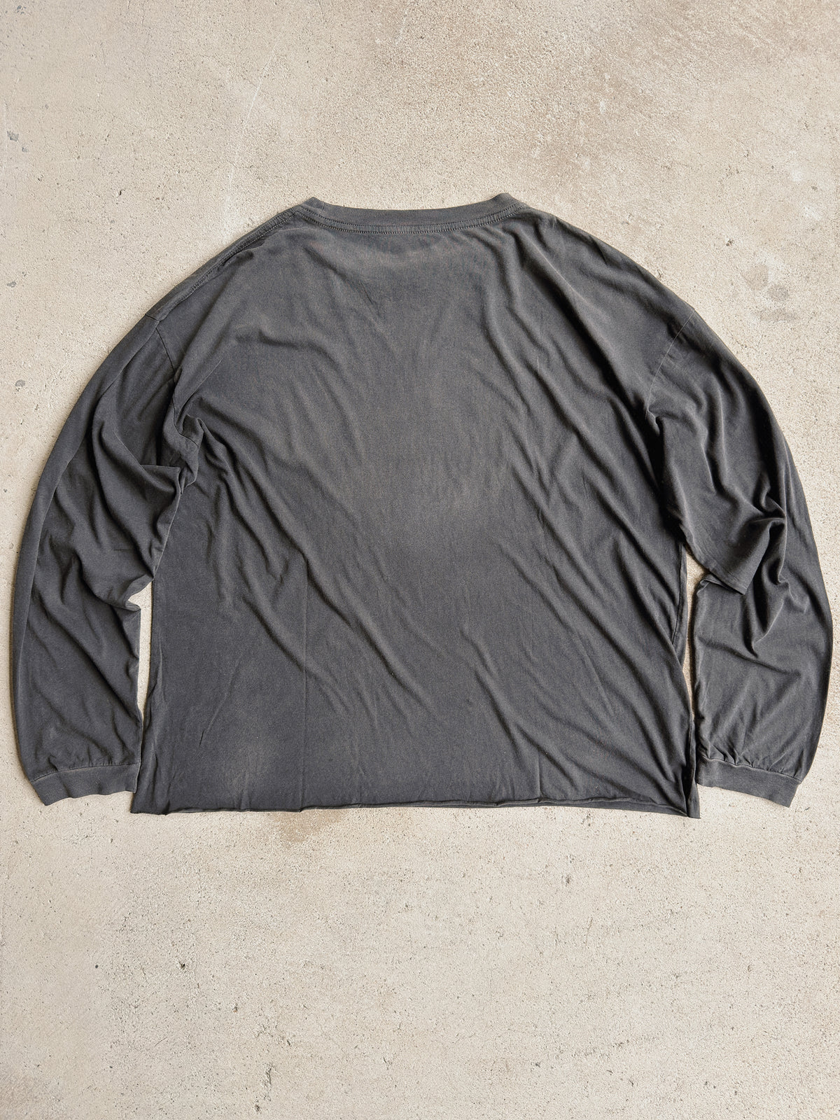 vintagel style screen printing long sleeve t shirt