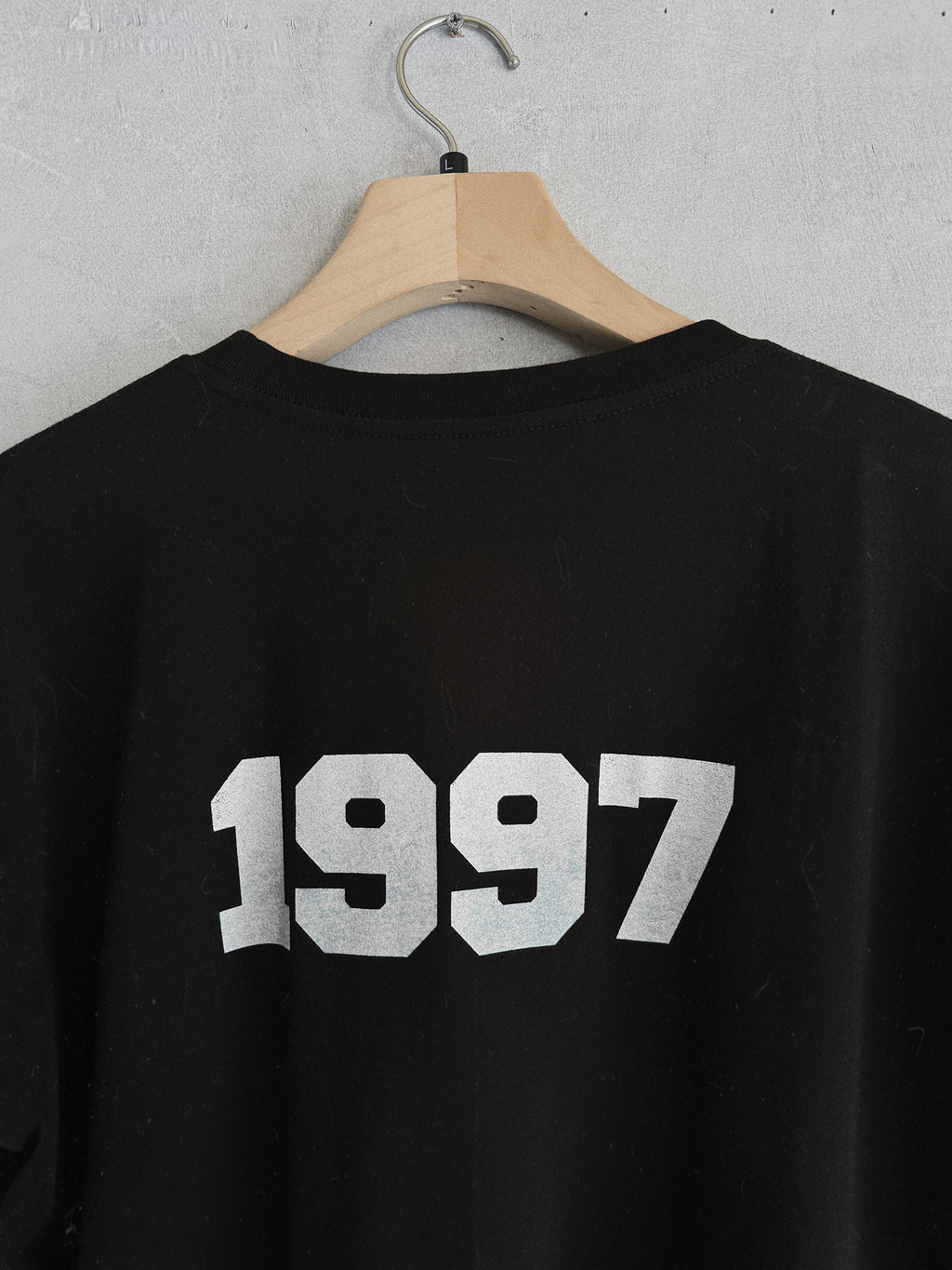 Retro sport style RUN1997 remake t-shirt Black
