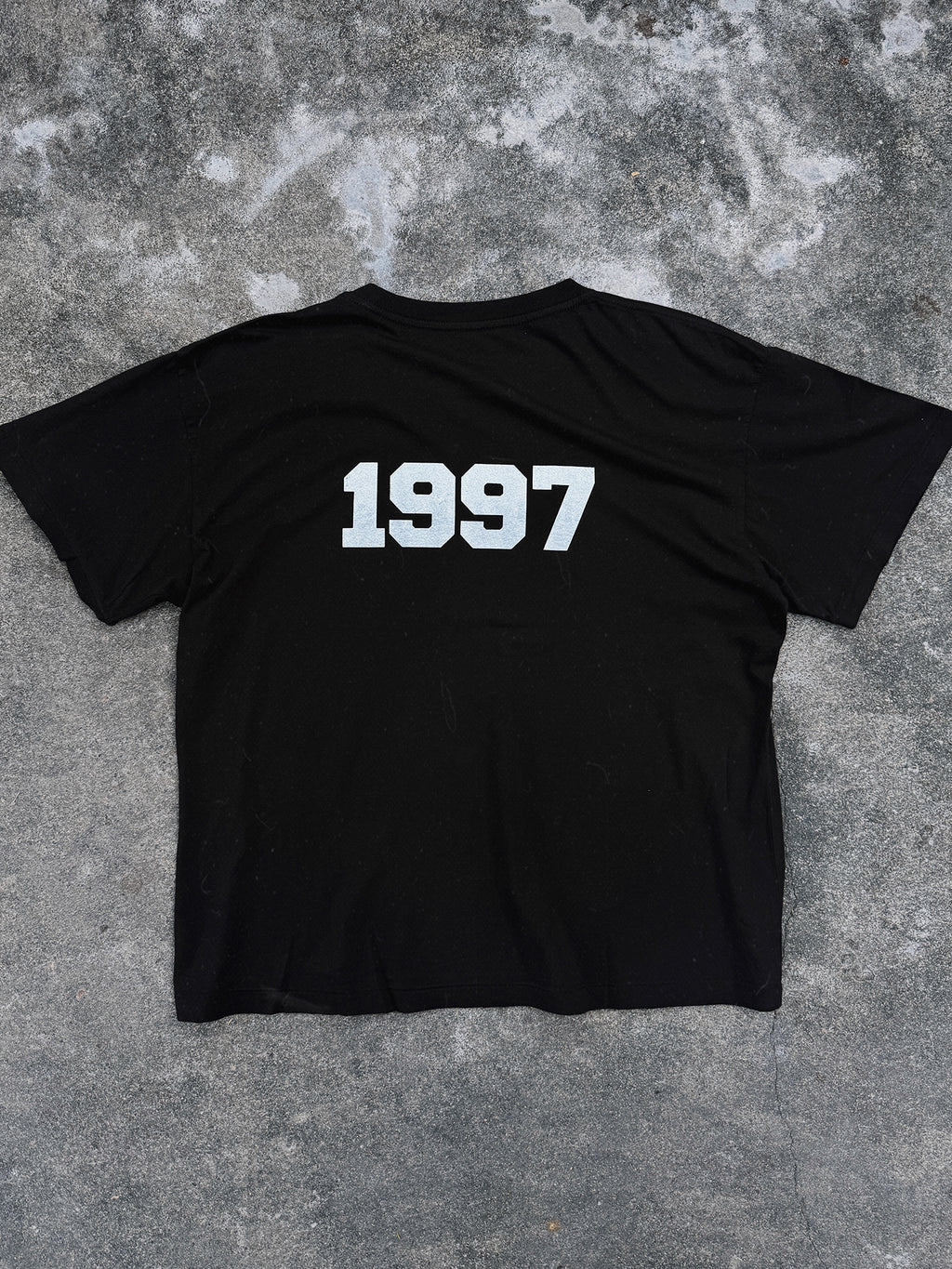 Retro sport style RUN1997 remake t-shirt Black